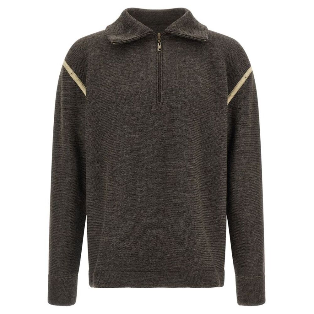 Maison Margiela Gray Wool Men's Cardigan